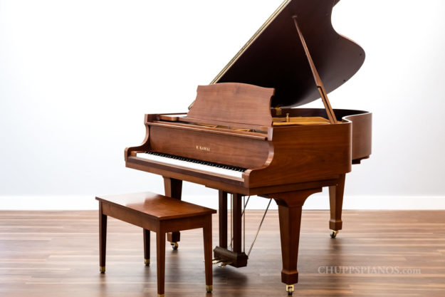 Kawai KG-2D Grand Piano #164415 - Walnut Cabinet -Piano For Sale by Chupp's Pianos - Kawai Piano Dealer
