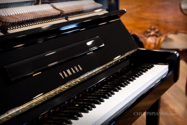 1990 Yamaha MX100 B Upright Piano with Player Piano Disklavier System and Clear Acrylic Front-Panel - Clear Piano - with Steinway