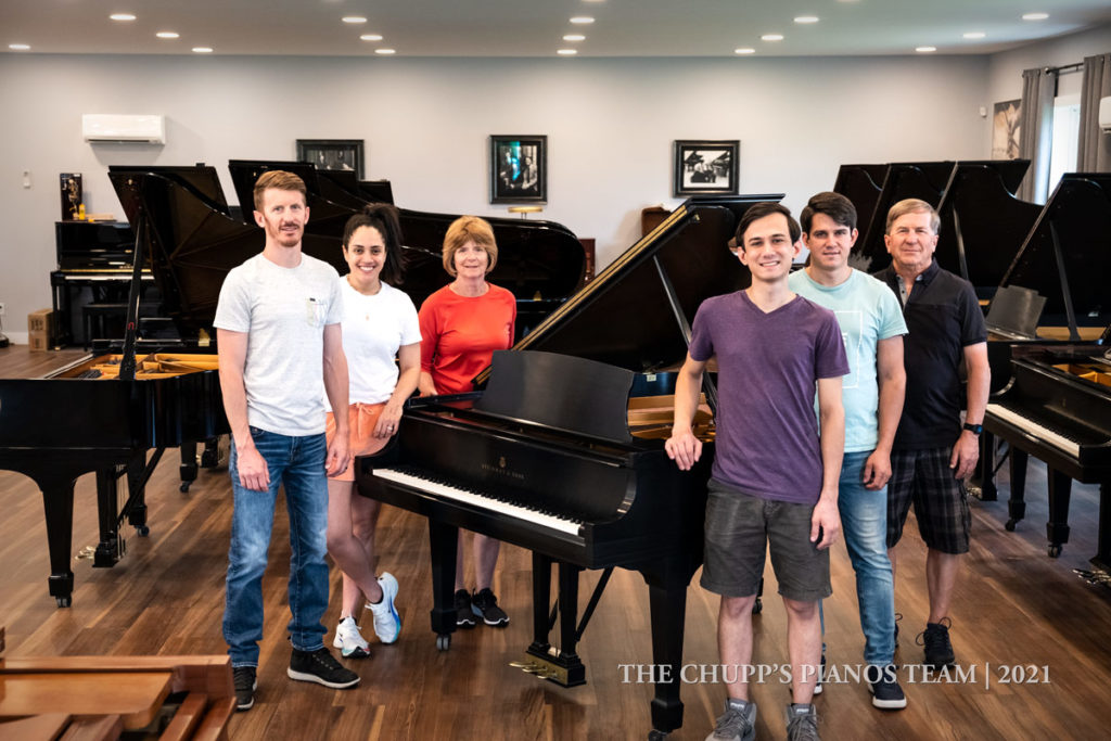The Chupp's Piano Service Team - Circa 2021