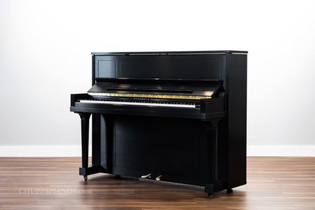 1959 Steinway & Sons Model #45 Upright Piano - Vertical Piano - Satin Ebony Cabinet - Fully Refurbished by Chupp's Pianos of New Paris, Indiana
