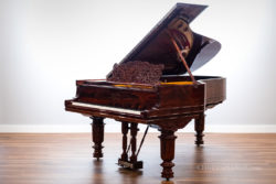 1887 Steinway & Sons Model C Semi-Concert Grand Piano - Brazilian Rosewood - Victorian Art Case - Restored Vintage Piano