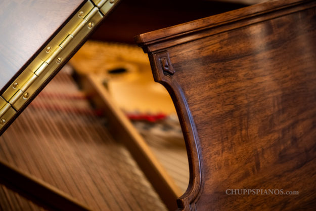 Music Desk/Rack - Steinway & Sons Model A-2 #111324 - Circassian Walnut Veneer - Victorian Piano