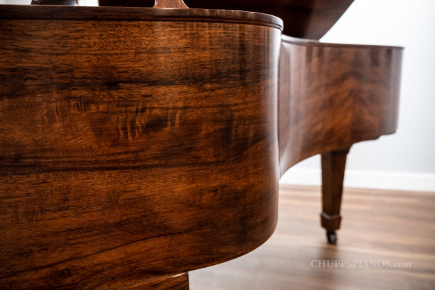 Circassian Walnut - Figured Walnut - Woodworking - Steinway Model A-II Grand Piano for Sale - Chupp's Pianos