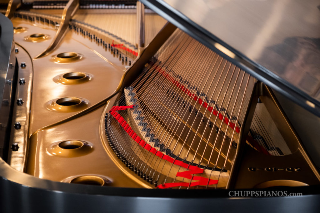 Interior of Baldwin Model SD-10 Concert Grand Piano
