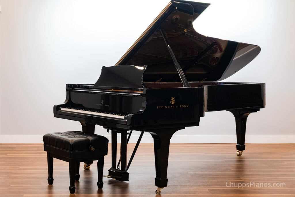 1971 Hamburg Steinway Model D Concert Grand Piano | Polished Ebony 