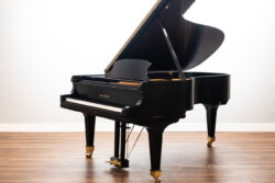 Mason & Hamlin Model BB Grand Piano #90134 - Ebony - for sale by Chupp's Pianos